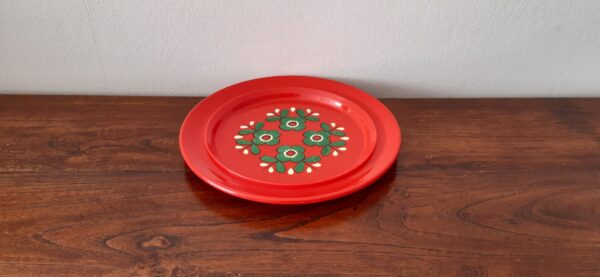 Vintage kunststof bordje 22 cm