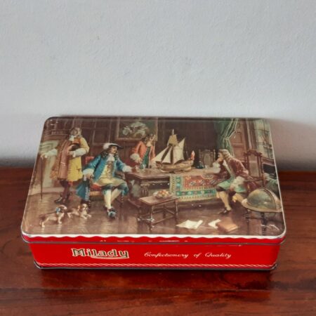 vintage blik milady koekblik koekblikje blikje