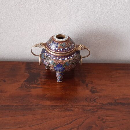 vintage cloisonne potje