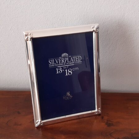 Silver plated fotolijstje 19 cm