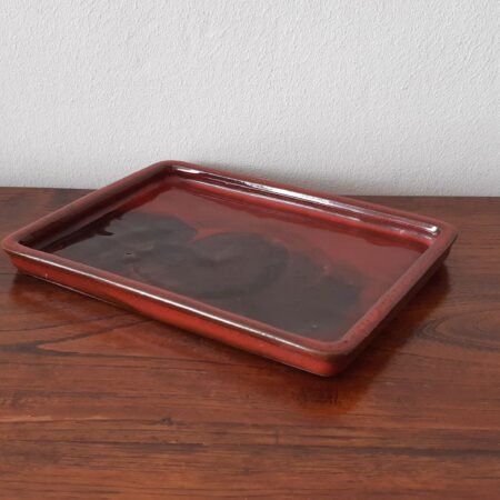 Vintage aardewerk plateau 25 cm