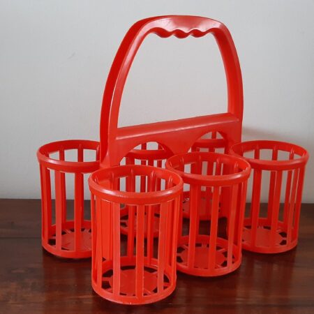 retro vintage flessenmand flessenmandje