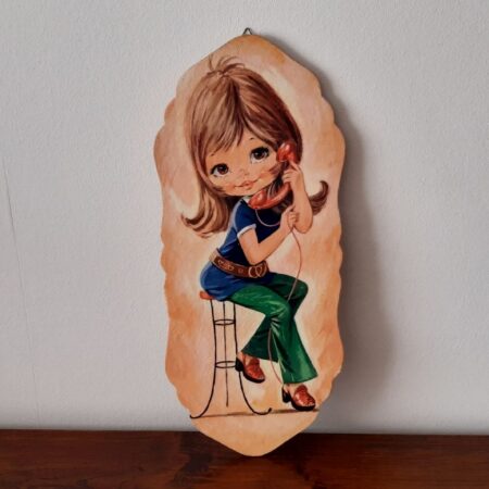 Vintage wanddecoratie 44 cm