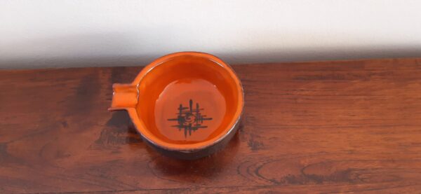 vintage asbak F, Sanchez asbakje decoratie jaren 70