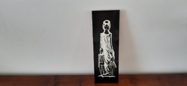 Vintage tegeltableau 32,5 cm