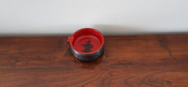 Fat lava vintage asbak Paco 12 cm