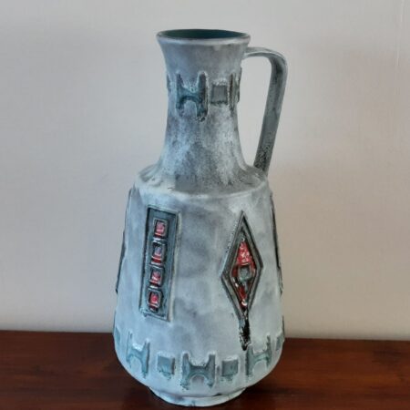 XL vaas Walter Gerhards fat lava vintage 45 cm