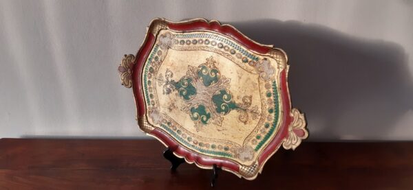 Vintage florentijns dienblad 54 cm