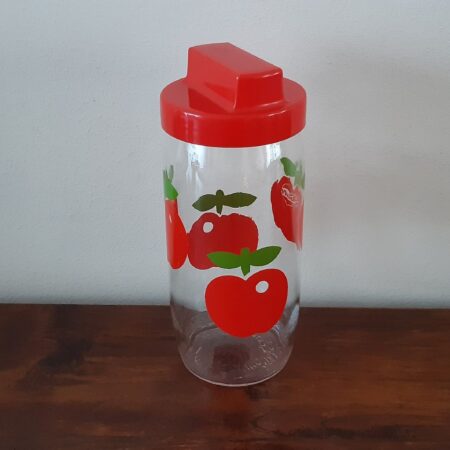 Glazen appeltjes pot 20 cm