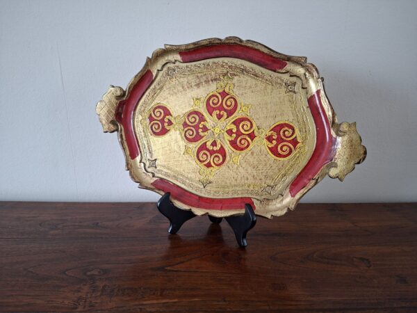 vintage Florentijns dienblad 44 cm