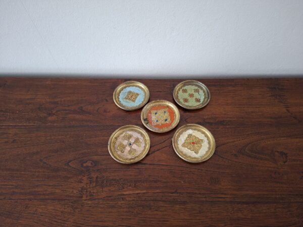 Vintage Florentijnse onderzetters