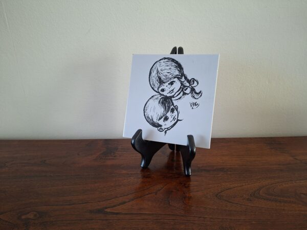 Vintage Mosa tegeltje, Luc de Ro